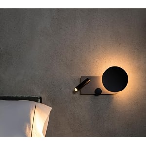 modern 360 rotatable golden wall lamp for living room amp bedroom  adjustable focus light  metal warm white wall light fixture for home decoration