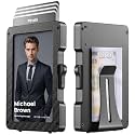 Minimalist Wallet for Men Slim Aluminum Metal