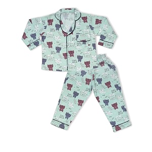MINIMATES Unisex Kids Cotton All Over Printed