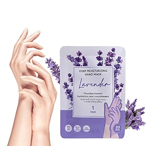 miniso hands moisturizing gloves winter quick hydration amp nourishment hand mask for relieving dry rough hand skin repair mask for hand spa one pair lavender