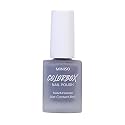 Miniso Long-Lasting Nail Polish,Quick Dry French Formula Nail Paint, Matte Finish,8Ml,23 Matte Grey