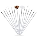 MINISO 15pcs/sets of Nail Art Painting Drawing Line Brush, Painting Flower Phototherapy Point Drill Pen, Nail Tools Nails Brush Gel Varnishes Tools