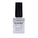 MINISO Long-Lasting Nail Polish,Quick Dry French Formula Nail Paint,8ML,15 Transparent(Top Coat)