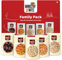 Ministry Of Nuts Pack Of 5 Dry Fruits Almonds 150g,Pista 125g,Cashews 150g,Raisins 150g,Dates175g Assorted Nuts (5 x 150 g)