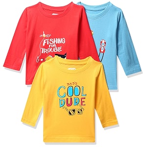 MINITATU Baby-Boys Animal Print Regular Fit T-Shirt