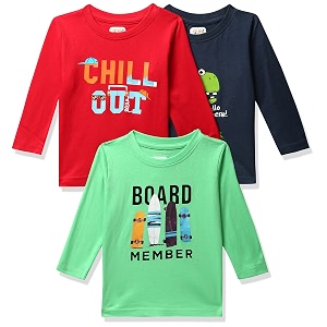 MINITATU Baby-Boys Animal Print Regular Fit T-Shirt
