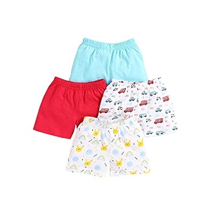 minitatu unisex-baby cotton shorts pack of 1