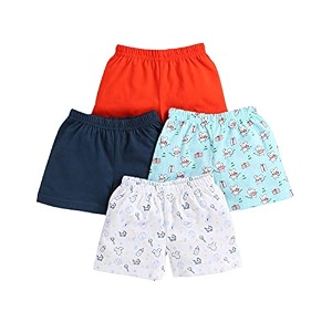 minitatu unisex-baby cotton shorts pack of 1