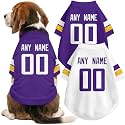 Minnesota Dog Clothes Custom Name Number T Shirt for Dog Gifts