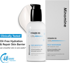 Minomine 10 Vitamin B5 Face Gel Moisturizer