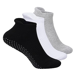 mint amp oak grip socks for men amp women ankle cotton anti slip socks ideal for yoga pilates elderly caresenior citizen walking home