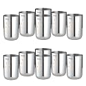 Mintage Stainless Steel Water Glass Blossom Laser 22 Gauge Kitchenware Set of-12 Pcs, Mirror Finish 35+Years of Innovation and Quality