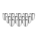 Mintage Stainless Steel Water Glass Lotus Laser 22 Gauge Kitchenware Set of-12 Pcs, Mirror Finish 35+Years of Innovation and Quality