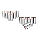 Mintage Stainless Steel Water Glass Sigma Extra Heavy Plain Kitchenware Set of-12 Pcs, Mirror Finish 35+Years of Innovation and Quality