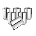 Mintage Stainless Steel Water Glass Sigma Extra Heavy Laser 18 Gauge Kitchenware Set of-6 Pcs, Mirror Finish 35+Years of Innovation and Quality