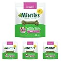 Minties Dog Dental Bone Treats, Tiny/Small Dental Dog Treats, Clean Teeth, Fight Bad Breath, Removes Plaque and Tartar, 80 Count, 32 Ounces (Pack of 4)