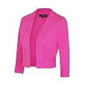 MINTLIMIT Women Shrug Bolero Open Front 3/4 Sleeve Cropped Cardigan Sweater