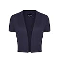 MINTLIMIT Women Shrug Bolero Open Front 3/4 Sleeve Cropped Cardigan Sweater
