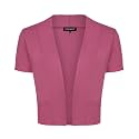 MINTLIMIT Women Shrug Bolero Open Front 3/4 Sleeve Cropped Cardigan Sweater