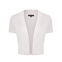 MINTLIMIT Women Shrug Bolero Open Front 3/4 Sleeve Cropped Cardigan Sweater