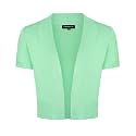 MINTLIMIT Women Shrug Bolero Open Front 3/4 Sleeve Cropped Cardigan Sweater