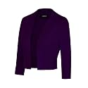 MINTLIMIT Women Shrug Bolero Open Front 3/4 Sleeve Cropped Cardigan Sweater