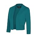 MINTLIMIT Women Shrug Bolero Open Front 3/4 Sleeve Cropped Cardigan Sweater