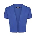 MINTLIMIT Women Shrug Bolero Open Front 3/4 Sleeve Cropped Cardigan Sweater
