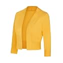 MINTLIMIT Women Shrug Bolero Open Front 3/4 Sleeve Cropped Cardigan Sweater