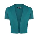 MINTLIMIT Women Shrug Bolero Open Front 3/4 Sleeve Cropped Cardigan Sweater