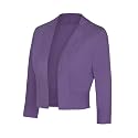 MINTLIMIT Women Shrug Bolero Open Front 3/4 Sleeve Cropped Cardigan Sweater