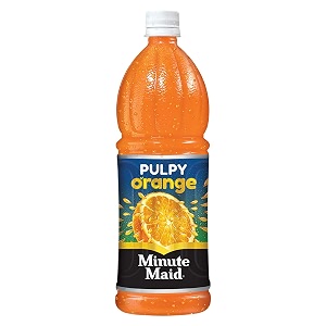 minute maid pulpy orange juice drink  pulpy orange ready-to-serve drink pet bottle 1 l