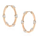 MINUTIAE Base Metal Cubic Zirconia Earrings For Women