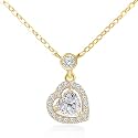 MINUTIAE Love Heart Shape With White Cubic