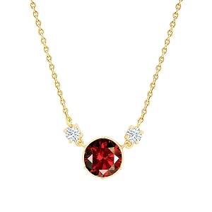 minutiae love round shape pendant necklace for girls and women with extendable chain