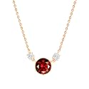 MINUTIAE Love Round Shape Pendant Necklace for Girls And Women with Extendable Chain