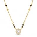 MINUTIAE Stylish Fashion Pendant Necklace Black Beads