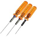 MIP 9602 3-Piece RC Hex Screwdriver Set (1.5mm, 2.0mm, 2.5mm) – Precision Hex Allen Wrenches for RC Cars, Drones, Boats, Helicopters – RC Repair Tool Kit – Made in USA