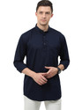 Miraan Men Solid Straight Kurta