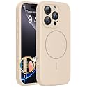 Miracase Magnetic for iPhone 16 Pro Case, Silicone, Sand