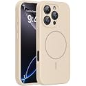 Miracase Silicone &amp; Magnetic for iPhone 16 Pro Max Case, Sand