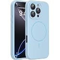 Miracase Silicone &amp; Magnetic for iPhone 16 Pro Max Case, Clove Purple