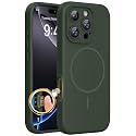 Miracase Silicone &amp; Magnetic for iPhone 16 Pro Max Case, Dark Green