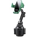 Miracase Cup Phone Holder for Car, [Upgraded Version] Adjustable Long Neck Car Cup Holder Phone Mount Cradle Friendly Compatible with iPhone Samsung Google and All Smartphones, Green