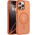 Miracase for iPhone 16 Pro Matte Series Case, Magnetic, Orange