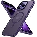 Miracase Magnetic for iPhone 12/12 Pro Case (Compatible with MagSafe) Military-Grade Protection, Anti-Fingerprint Translucent Matte Phone Cover for iPhone 12/12 Pro Case 6.1 inch, Dark Purple