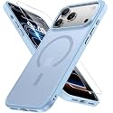 Miracase Magnetic for iPhone 17 Pro Max Case (Compatible with MagSafe) with Screen Protector Military-Grade Protection, Anti-Fingerprint Matte Phone Cover for iPhone 17 Pro Max 6.9 inch, Light Green
