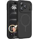 Miracase Magnetic for iPhone 18 Pro Case, Silicone, Black