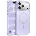 Miracase Magnetic for iPhone 18 Pro Case, Translucent Matte, Light Purple