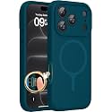 Miracase Magnetic for iPhone 18 Pro Case, Silicone, Teal